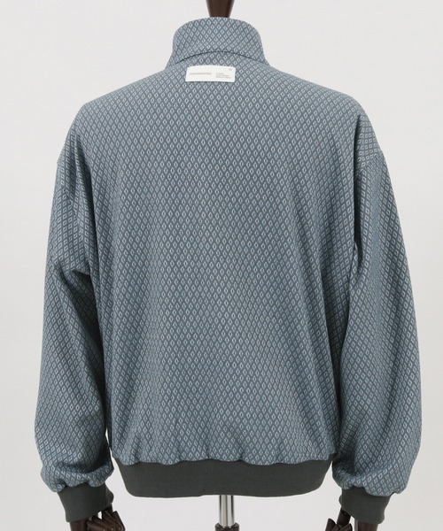 ADAM PATEK(アダムパテック)の「ADAMPATEK / jacquard pattern track top/ジャガードトラックトップブルゾン(ジャージ・メンズ・ブラック/ブルー・1/2/3)」の8枚目の写真