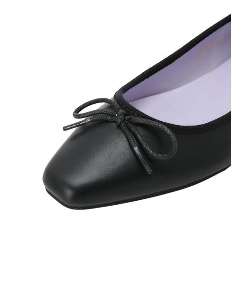 Te chichi（テチチ）の「ナロースクエアバレエシューズ（パンプス・レディース・ゴールド/ブラック・37/38）」の8枚目の写真