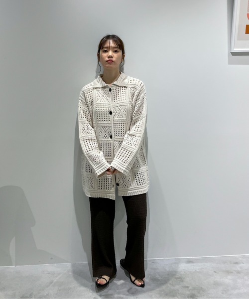 feepur(フェピュール)の「ジャガードストレートイージーパンツ(その他パンツ・レディース・モカ/グリーン/アイボリー/ブラック・MEDIUM/SMALL)」の12枚目の写真