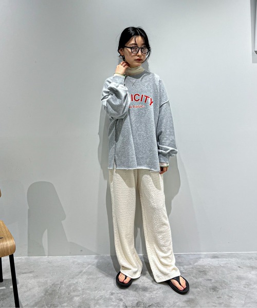 feepur(フェピュール)の「ジャガードストレートイージーパンツ(その他パンツ・レディース・モカ/グリーン/アイボリー/ブラック・MEDIUM/SMALL)」の19枚目の写真