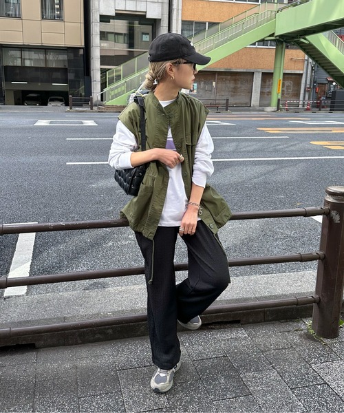 feepur(フェピュール)の「ジャガードストレートイージーパンツ(その他パンツ・レディース・モカ/グリーン/アイボリー/ブラック・MEDIUM/SMALL)」の7枚目の写真