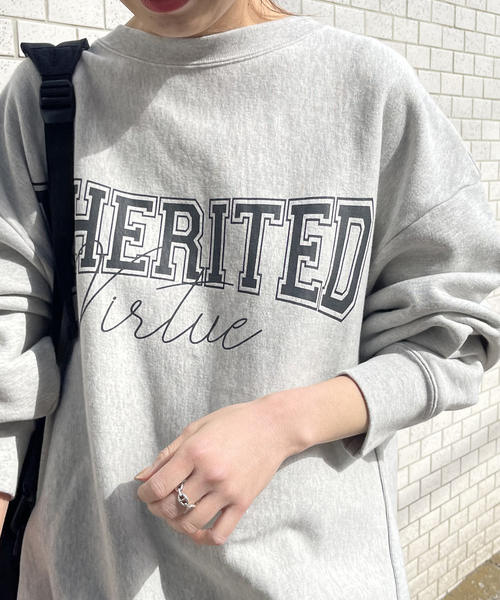 【美品】 スピックアンドスパン ロゴBIGスウェット 近年モデル プルオーバー Spick & Span（スピックアンドスパン）の「≪WEB限定≫ロゴBIG