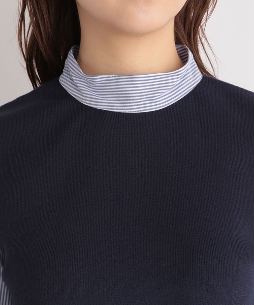 Andemiu（アンデミュウ）の「イソザイパフニット191296（ニット/セーター・レディース・アイボリー/ライトグレー/イエロー/ネイビー・FREE）」の13枚目の写真