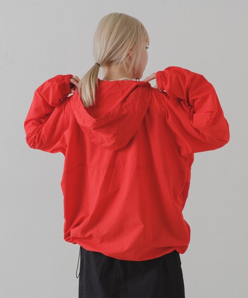 Kastane（カスタネ）の「【DISCUS別注】ナイロンアノラック（ナイロンジャケット・レディース・ホワイト/レッド・FREE）」の13枚目の写真