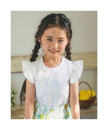BeBe | BeBe/スパンコールロゴプリント Tシャツ(100~150cm)(Tシャツ/カットソー)