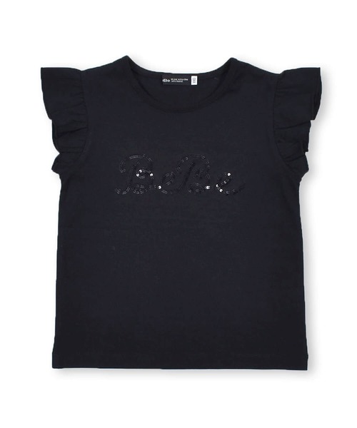 BeBe/スパンコールロゴプリント Tシャツ(100~150cm)（Tシャツ/カットソー）｜BeBe（ベベ）