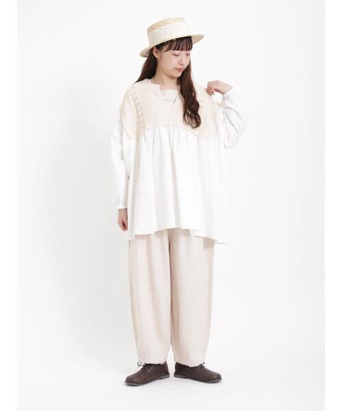 セール】タックワイドパンツ（その他パンツ）｜Samansa Mos2