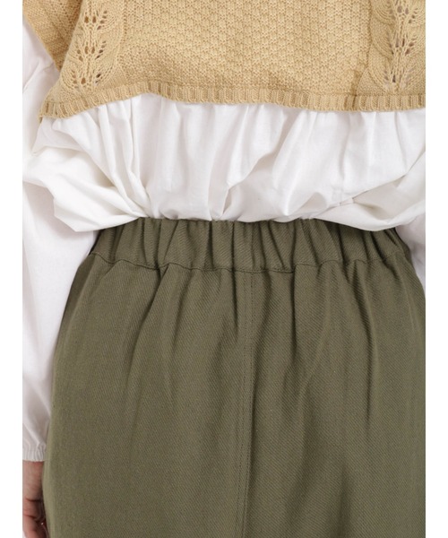 Samansa Mos2（サマンサ モスモス）の「裾タックパンツ（その他パンツ・レディース・キナリ/ブルー/カーキ/ダークブラウン・ﾌﾘ-）」の19枚目の写真