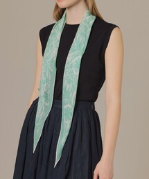 MACKINTOSH LONDON | 【BIBURY FLOWER 001】ドローイングタッチダイヤモンドシェイプスカーフ(ストール/ショール)