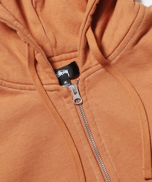 STUSSY(ステューシー)の「STUSSY/ステューシー Double Face Label Zip Hood ジップフーディー パーカー(パーカー・メンズ・レンガ・L/M)」の4枚目の写真