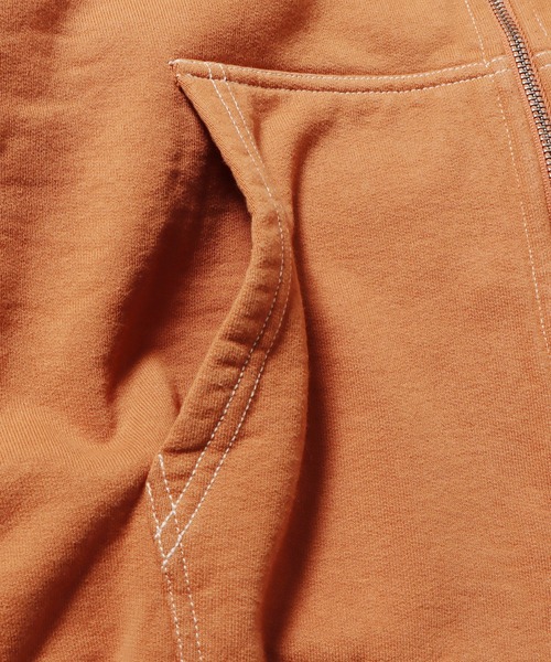 STUSSY(ステューシー)の「STUSSY/ステューシー Double Face Label Zip Hood ジップフーディー パーカー(パーカー・メンズ・レンガ・L/M)」の5枚目の写真