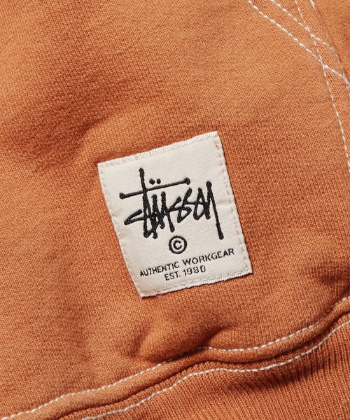 STUSSY(ステューシー)の「STUSSY/ステューシー Double Face Label Zip Hood ジップフーディー パーカー(パーカー・メンズ・レンガ・L/M)」の7枚目の写真
