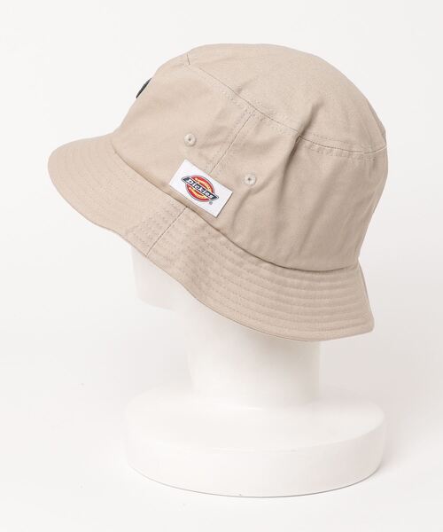 Dickies（ディッキーズ）の「【DICKIES/ディッキーズ】ワッペンバケットハット　ワンポイントロゴワッペン（ハット・メンズ・ベージュ/ホワイト/ブラック・FREE）」の11枚目の写真