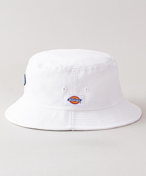Dickies（ディッキーズ）の「【DICKIES/ディッキーズ】ワッペンバケットハット　ワンポイントロゴワッペン（ハット・メンズ・ベージュ/ホワイト/ブラック・FREE）」の5枚目の写真