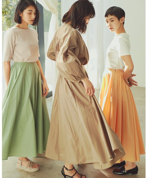 OPAQUE.CLIP(オペークドットクリップ)の「◆【大草直子さんコラボ】クルーネックTシャツ(Tシャツ/カットソー・レディース・ブラック/ベビーピンク/ホワイト系その他3/ホワイト系・36/38/40)」の5枚目の写真