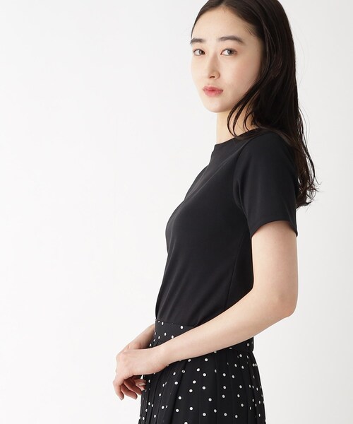 OPAQUE.CLIP(オペークドットクリップ)の「◆【大草直子さんコラボ】クルーネックTシャツ(Tシャツ/カットソー・レディース・ブラック/ベビーピンク/ホワイト系その他3/ホワイト系・36/38/40)」の19枚目の写真