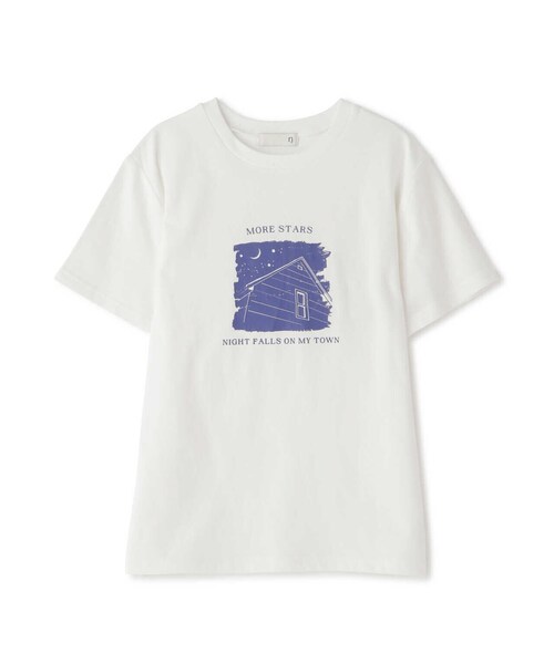 N.(N. Natural Beauty Basic)(エヌエヌナチュラルビューティーベーシック)の「プリントTシャツ(Tシャツ/カットソー・レディース・ホワイト/ベージュ・MEDIUM)」の3枚目の写真