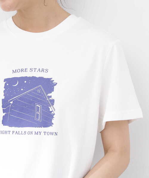 N.(N. Natural Beauty Basic)(エヌエヌナチュラルビューティーベーシック)の「プリントTシャツ(Tシャツ/カットソー・レディース・ホワイト/ベージュ・MEDIUM)」の13枚目の写真