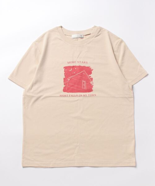 N.(N. Natural Beauty Basic)(エヌエヌナチュラルビューティーベーシック)の「プリントTシャツ(Tシャツ/カットソー・レディース・ホワイト/ベージュ・MEDIUM)」の22枚目の写真