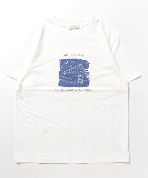 N.(N. Natural Beauty Basic)(エヌエヌナチュラルビューティーベーシック)の「プリントTシャツ(Tシャツ/カットソー・レディース・ホワイト/ベージュ・MEDIUM)」の21枚目の写真