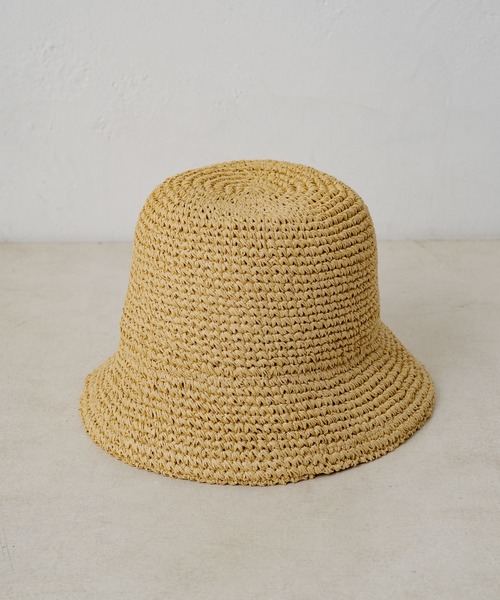 WHIMSIC(ウィムジック)の「【UNISEX】ハンドニッティングペーパーハット(ハット・メンズ・ブラック/ベージュ/アイボリー・FREE)」の17枚目の写真