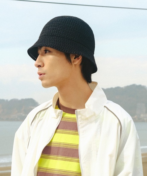 WHIMSIC(ウィムジック)の「【UNISEX】ハンドニッティングペーパーハット(ハット・メンズ・ブラック/ベージュ/アイボリー・FREE)」の20枚目の写真