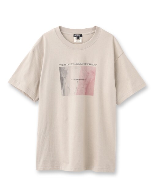 INDIVI(インディヴィ)の「【WORLD for the World】カラーアートTシャツ(Tシャツ/カットソー・レディース・ホワイト/ブラック/ライトベージュ・38/05/13)」の22枚目の写真