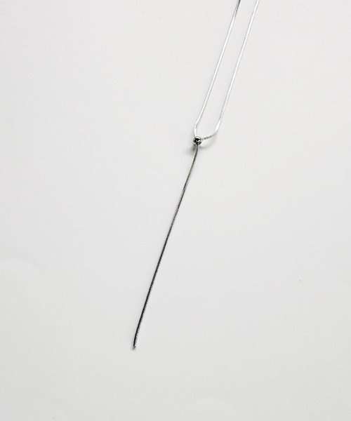 iso（イソ）の「Y字スライダーボウタイネックレス（ネックレス・レディース・シルバー/ゴールド・FREE）」の9枚目の写真