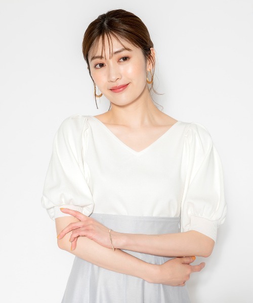 AND COUTURE（アンドクチュール）の「タックスリーブバック