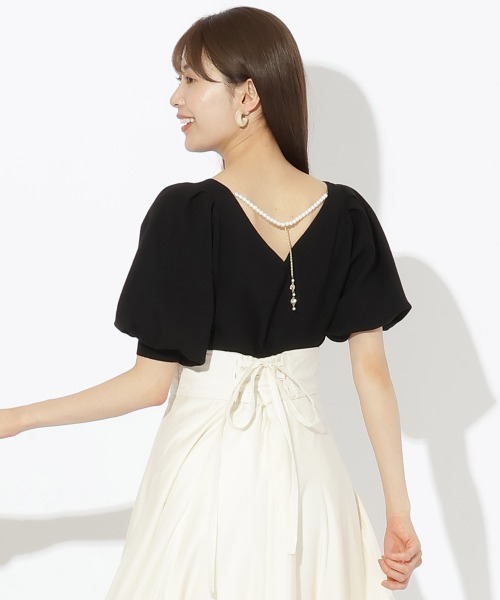 AND COUTURE（アンドクチュール）の「タックスリーブバック
