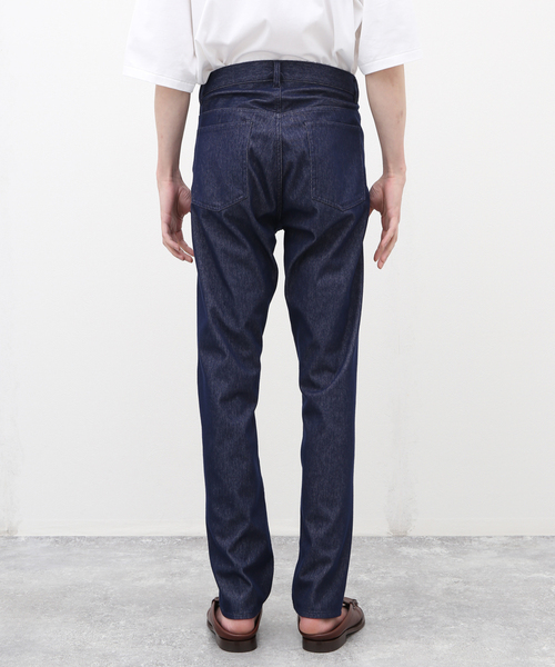B.C STOCK(ベーセーストック)の「NARROW イージーデニムパンツ(デニムパンツ・メンズ・ブラック/ホワイト/ネイビー・MEDIUM/LARGE/X-LARGE)」の7枚目の写真
