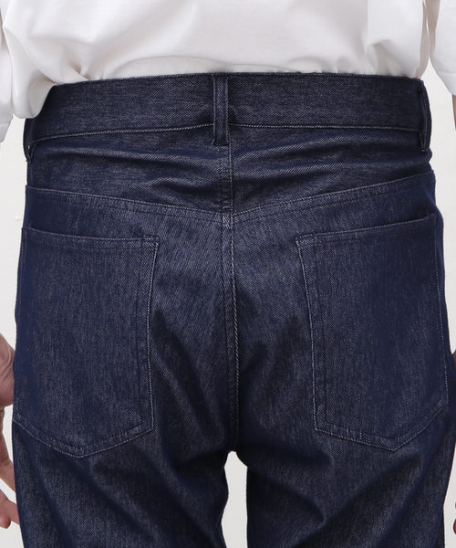 B.C STOCK(ベーセーストック)の「NARROW イージーデニムパンツ(デニムパンツ・メンズ・ブラック/ホワイト/ネイビー・MEDIUM/LARGE/X-LARGE)」の9枚目の写真