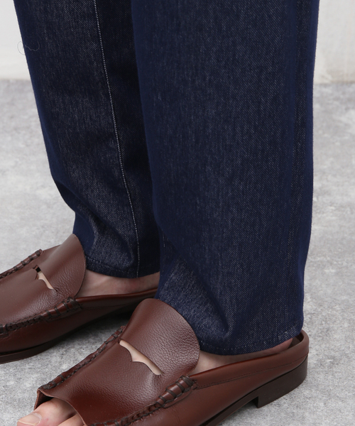 B.C STOCK(ベーセーストック)の「NARROW イージーデニムパンツ(デニムパンツ・メンズ・ブラック/ホワイト/ネイビー・MEDIUM/LARGE/X-LARGE)」の12枚目の写真