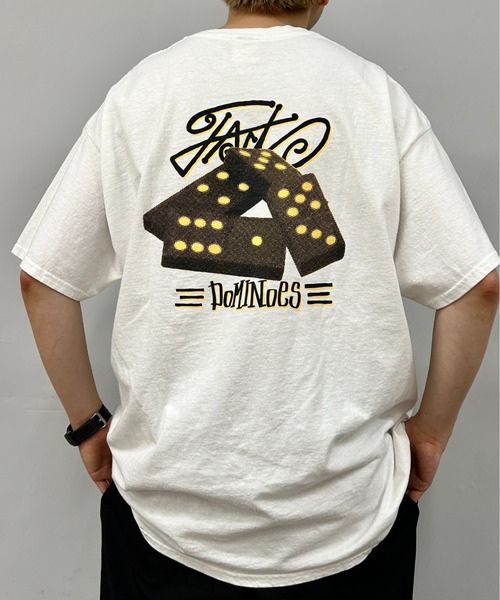 WHO'S WHO gallery（フーズフーギャラリー）の「COOPER FACTドミノフォトビッグTEE（Tシャツ/カットソー・レディース・ホワイト/チャコールグレー/ブラック・FREE）」の7枚目の写真