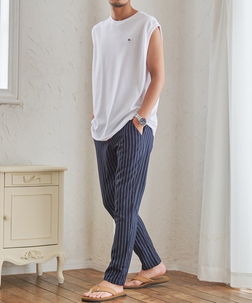 JEMORGAN(ジェーイーモーガン)の「『JEMORGAN LONG JOHNS/ジェーイーモーガンロングジョーンズ』T/Cカノコノースリーブ【+】(タンクトップ・メンズ・ブラック/ネイビー/オフホワイト/グリーン/サンドベージュ/ベージュ/カーキ・M/L/XL)」の20枚目の写真