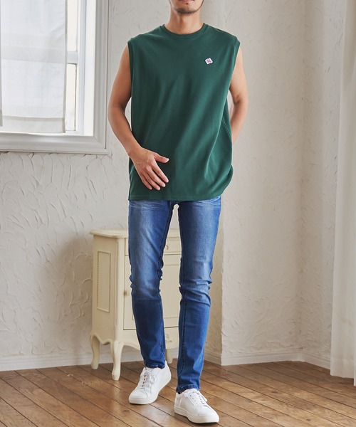 JEMORGAN(ジェーイーモーガン)の「『JEMORGAN LONG JOHNS/ジェーイーモーガンロングジョーンズ』T/Cカノコノースリーブ【+】(タンクトップ・メンズ・ブラック/ネイビー/オフホワイト/グリーン/サンドベージュ/ベージュ/カーキ・M/L/XL)」の12枚目の写真
