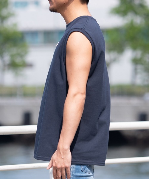JEMORGAN(ジェーイーモーガン)の「『JEMORGAN LONG JOHNS/ジェーイーモーガンロングジョーンズ』T/Cカノコノースリーブ【+】(タンクトップ・メンズ・ブラック/ネイビー/オフホワイト/グリーン/サンドベージュ/ベージュ/カーキ・M/L/XL)」の15枚目の写真