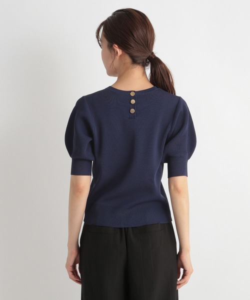 Andemiu(アンデミュウ)の「バックボタンパフニット961853(ニット/セーター・レディース・ネイビー/キャメル/グリーン/アイボリー・FREE)」の22枚目の写真