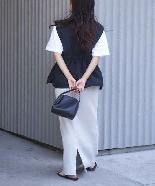 CIAOPANIC TYPY（チャオパニックティピー）の「【リバイバル/WEB限定】ナイロンウエストベルト付きベスト（ベスト・レディース・サックスブルー/ホワイト/ブラック・ONE SIZE）」の21枚目の写真