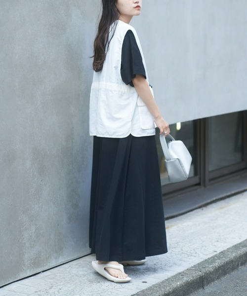 CIAOPANIC TYPY（チャオパニックティピー）の「【リバイバル/WEB限定】ナイロンウエストベルト付きベスト（ベスト・レディース・サックスブルー/ホワイト/ブラック・ONE SIZE）」の11枚目の写真