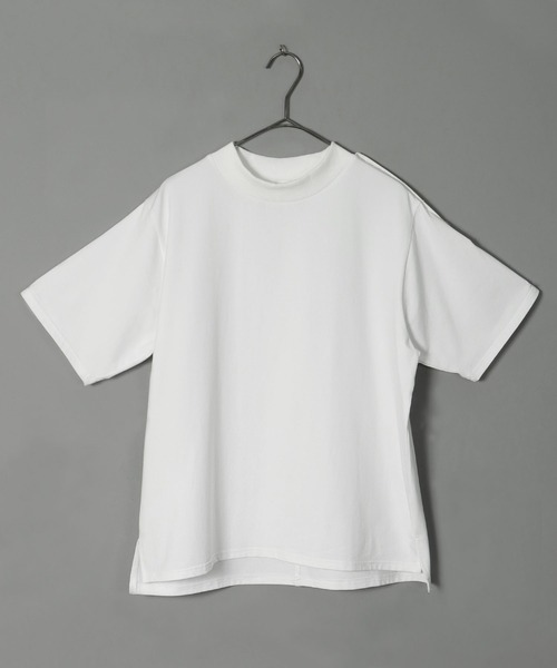 &g'aime(アンジェム)の「【&g’aime】ショルダーベルト半袖Tシャツ(Tシャツ/カットソー・レディース・ホワイト/グレイッシュベージュ/ブラック・FREE)」の7枚目の写真