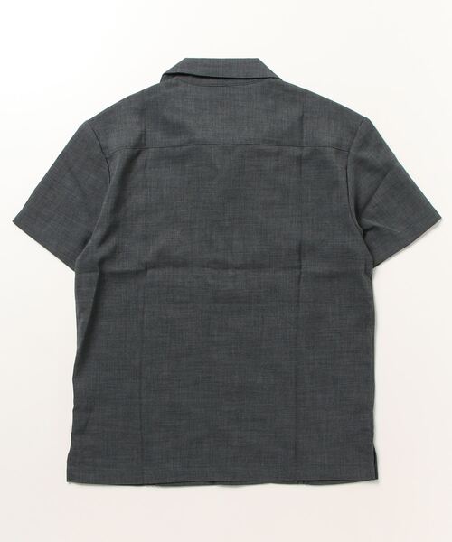 ALWAYS GOOD TIME（オルウェイズグッドタイム）の「【BAEXFATE】テックリネン半袖キューバシャツ（シャツ/ブラウス・メンズ・ナチュラル/チャコールグレー/サックスブルー・M/L）」の11枚目の写真