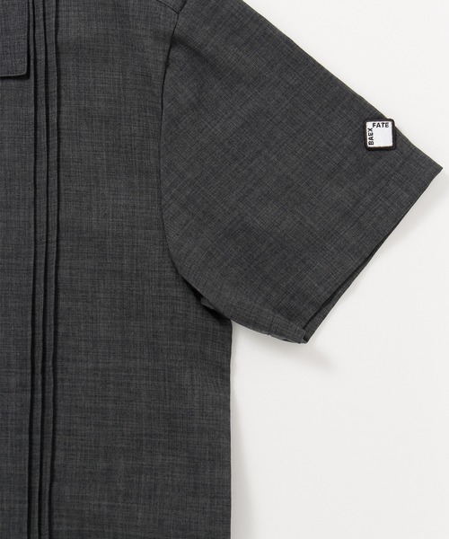 ALWAYS GOOD TIME（オルウェイズグッドタイム）の「【BAEXFATE】テックリネン半袖キューバシャツ（シャツ/ブラウス・メンズ・ナチュラル/チャコールグレー/サックスブルー・M/L）」の5枚目の写真