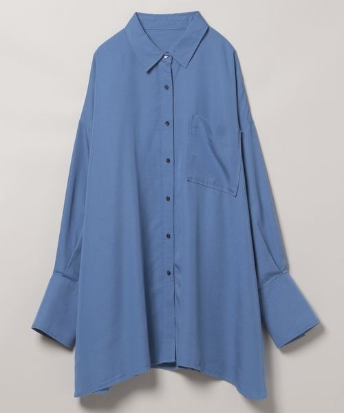 【未使用タグ付き】 JEANASIS ツイルレギュラービッグシャツ JEANASIS（ジーナシス）の「TツイルレギュラーBIGシャツLS