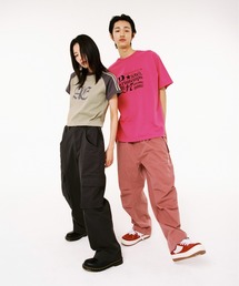 Tシャツ・カットソー [AEAE] LAYERED GOTHIC LOGO CROP T-SHIRTS LAYERED GOTHIC LOGO CROP T-SHIRTS（Tシャツ/カットソー