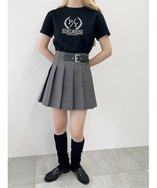 PHILLY（フィリー）の「【PHILLY】ベルトデザインプリーツスカート（スカート・レディース・ブラック/グレー/ブラウン・FREE）」の14枚目の写真