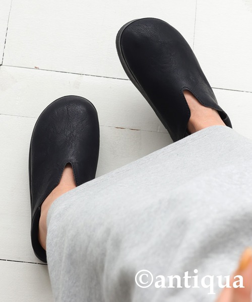 antiqua（アンティカ）の「傾斜ソール2WAYトレーニングシューズ（スリッポン・レディース・ブラック・LL/M/L）」の7枚目の写真