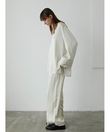 【38】LA PEAU DE GEM ワイドパンツ　デニム la peau de gem パンツ デニム ジーンズ 「LA PEAU DE GEM