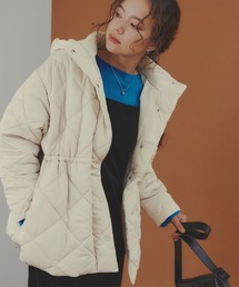 titivate | ドローストリングデザインキルティングコート(ダウンジャケット/コート)