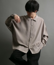 Drape Dolman Sleeve Wide Dress Shirt/ドレープ ドルマンスリーブ ワイド ドレスシャツ